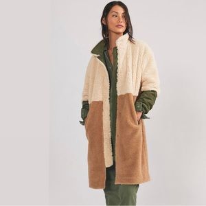 Sherpa-lined Coat, Ruby + Ed